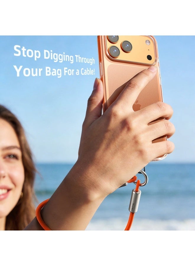كابل تايم مواد فاخرة: غطاء سيليكون ناعم ولطيف على البشرة مع غلاف متين من سبائك الألومنيوم لمقاومة الخدوش - Image 4